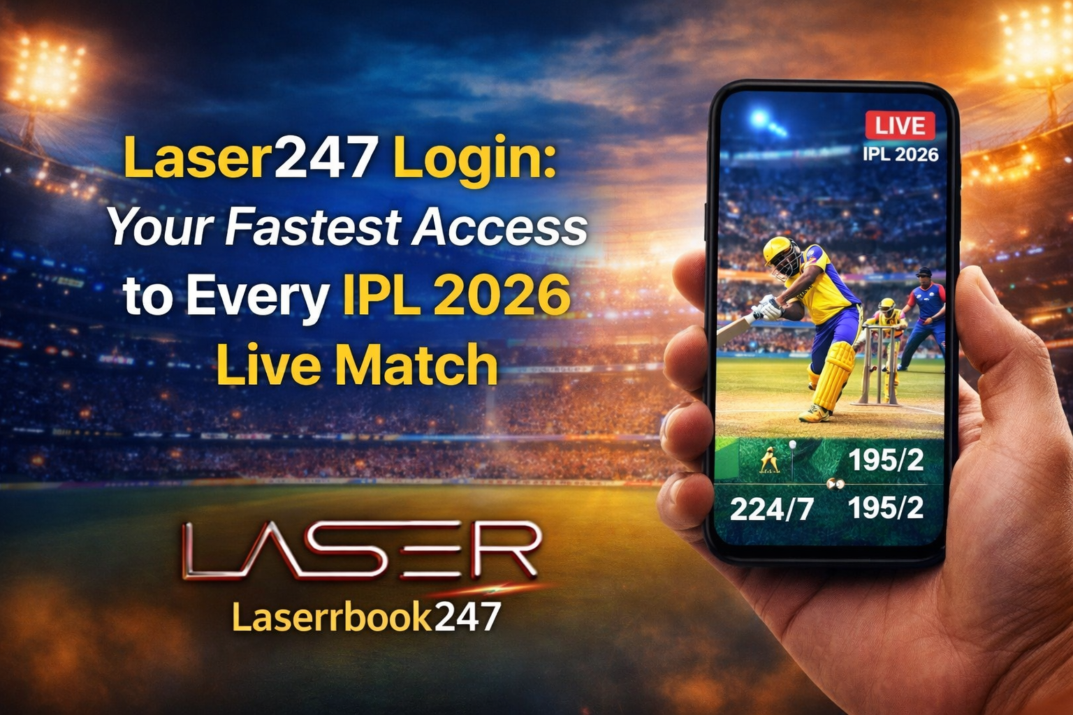 You are currently viewing Laser247 Login: Your Fastest Access to Every IPL 2026 Live Match | Laserrbook247